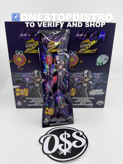 super dope pre rolls , Mega Z Dark by Super Dope, super dopte x mega z dark, infused pre roll, super dope brand, mega z blue super dope,