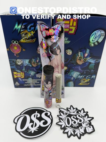 super dope pre rolls , Mega Z Dark by Super Dope, super dopte x mega z dark, infused pre roll, super dope brand, mega z blue super dope, super dope mega z pre roll