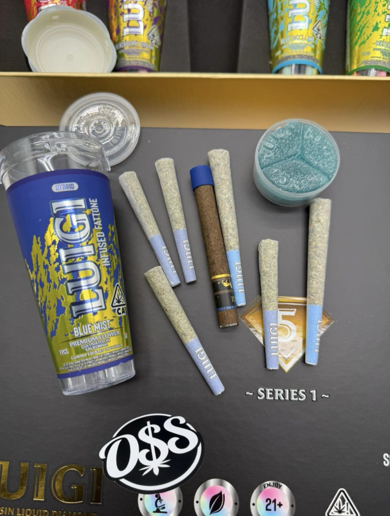 LUIGI INFUSED FATTOME LUIGI INFUSED FATTOME luigi pre rolls luigi infused pre roll luigi infused joint Luigi fattome