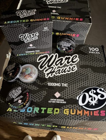 WARE HAUSE 1000MG THC GUMMIES  WARE HAUSE THC GUMMIES  WARE HAUSE GUMMIES  WARE HAUSE ASSORTED GUMMIES