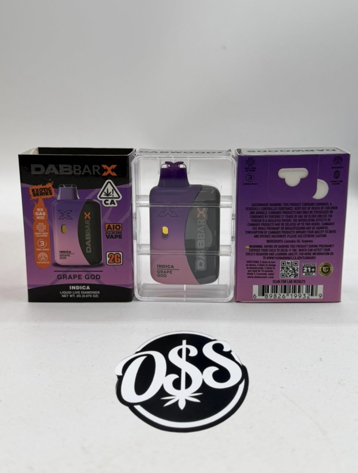 dab bar vape DabBar | LLD AIO 1g | S | Citrus Burst | BUZZ main image 0