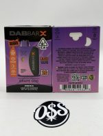 DABBAR X 2G DISPOSABLE dab bar dabbar dabwoods disposable dab bar X 2g exotic series