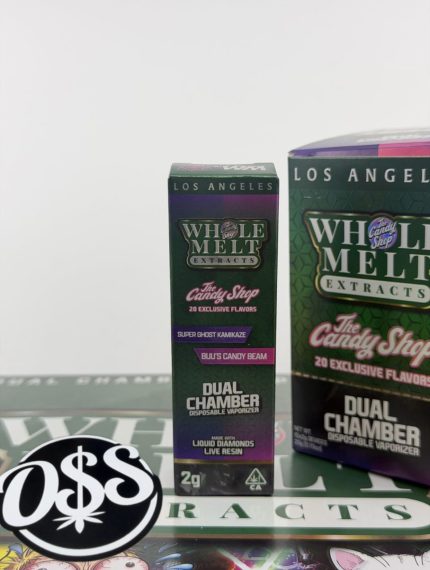 WHOLE MELT EXTRACT THE CANDY SHOP WHOLE MELT DUAL CHAMBER DISPOSABLE whole melt dual chamber disposable vape whole melt dual chamber disposable 2g whole melt dual chamber disposable vaporizer whole melt dual chamber live diamond disposable 2g