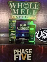 WHOLE MELT DUAL CHAMBER PHASE 5 WHOLE MELT PHASE 5 DISPOSABLE WHOLE MELT DUAL CHAMBER PHASE 5 DISPOSABLE WHOLE MELT PHASE 5 2G DISPOSABLE  WHOLE MELT EXTRACT PHASE 5 DISPOSABLE