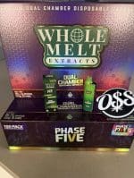 WHOLE MELT DUAL CHAMBER PHASE 5 WHOLE MELT PHASE 5 DISPOSABLE WHOLE MELT DUAL CHAMBER PHASE 5 DISPOSABLE WHOLE MELT PHASE 5 2G DISPOSABLE  WHOLE MELT EXTRACT PHASE 5 DISPOSABLE