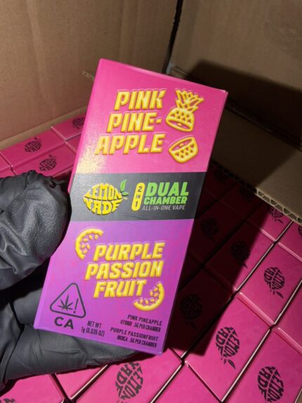 LEMONADE DUAL CHAMBER DISPOSABLE, Lemonade disposable , lemonade 2 in 1 disposable, lemonade 2 in 1 dual chamber disposable , lemonade 1g disposable , lemonade all in one vape